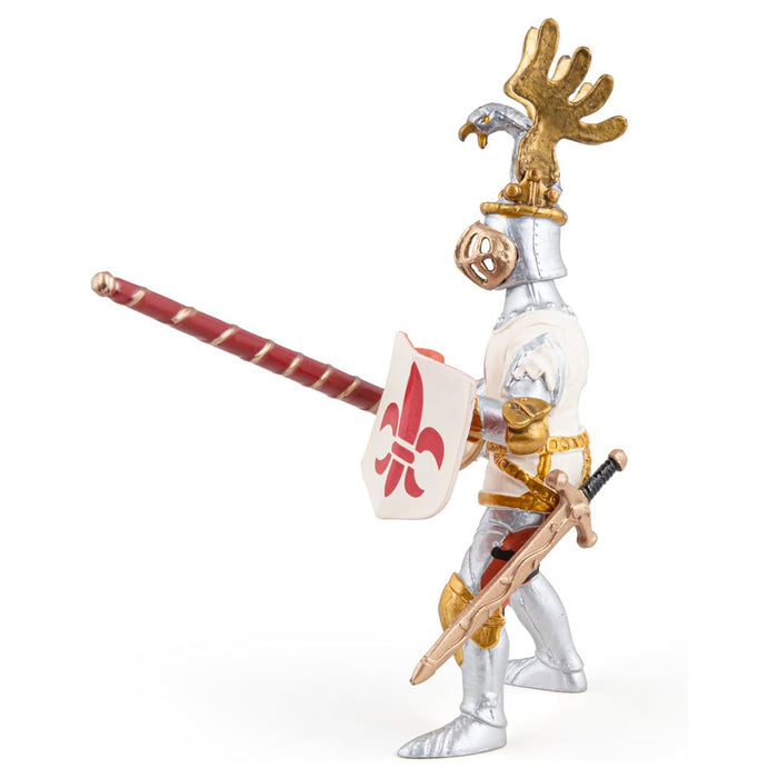 Papo White Knight Fleur de Lys Figure