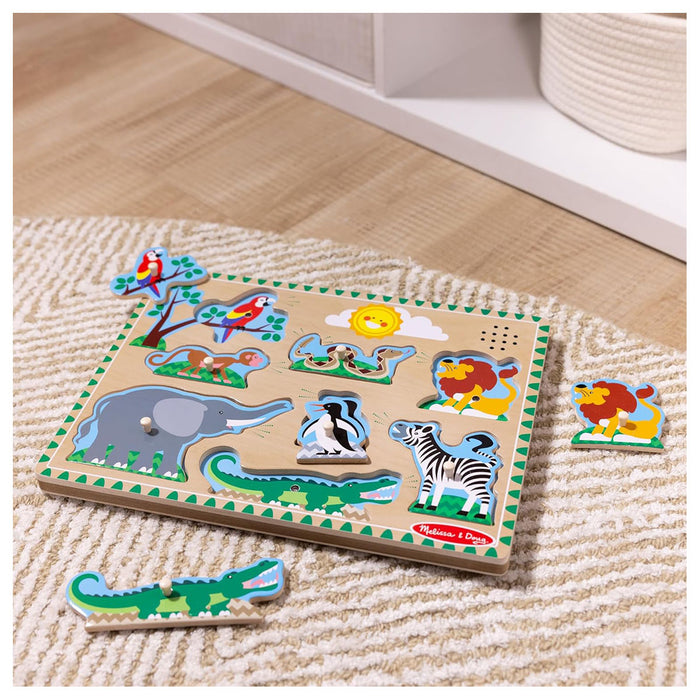 Melissa & Doug Zoo Animals Sound Puzzle