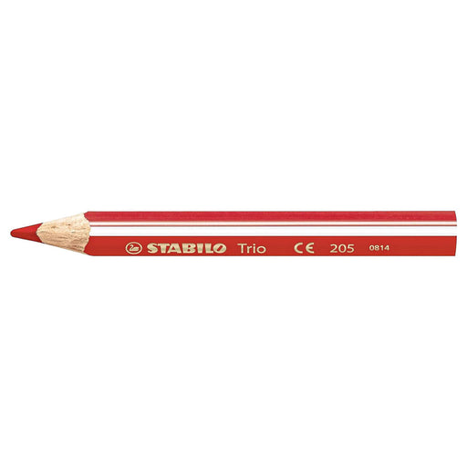 STABILIO 12 Trio Thick Triangular Coloured Pencils 