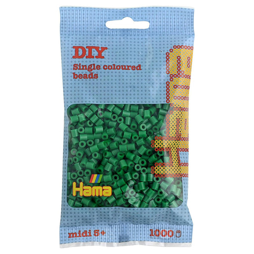 Hama Midi 1000 Green Beads