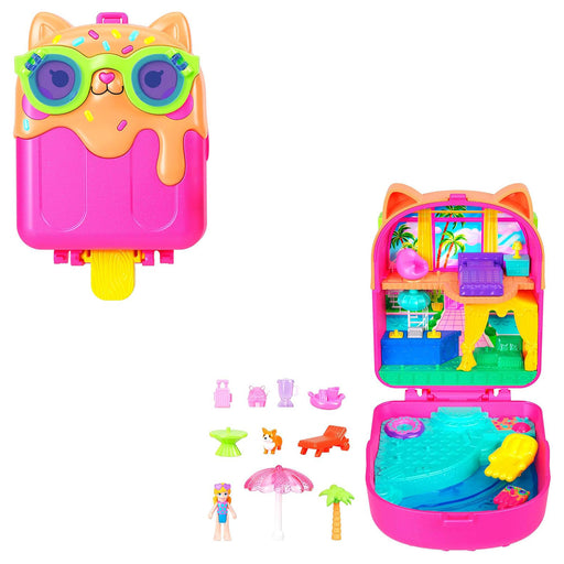 Polly Pocket Kitty Popsicle Resort Compact Playset