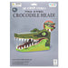 Fiesta Crafts 3D Card Craft Crocodile Head Mask