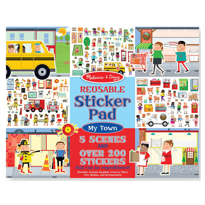 Melissa & Doug Reusable Sticker Pad My Town 