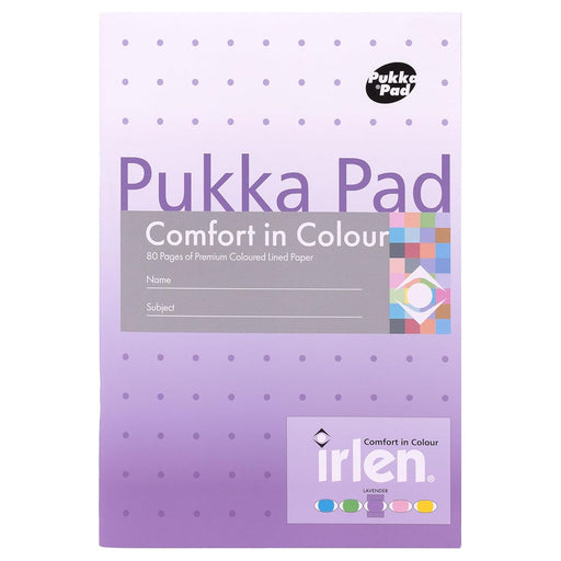 Pukka Pad Irlen Comfort in Colour Lavender A5 Notepad (5 Pack)
