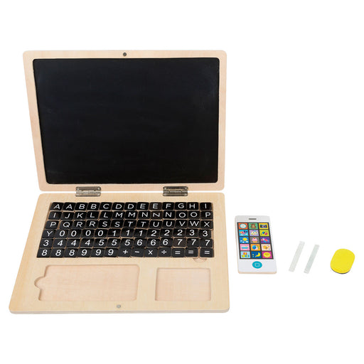Small Foot Wooden Laptop with Magnet Board