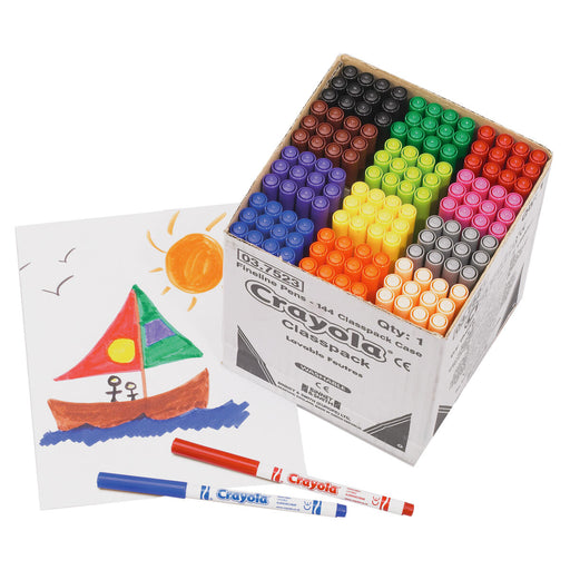 Crayola 144 Fineline Pens Classpack