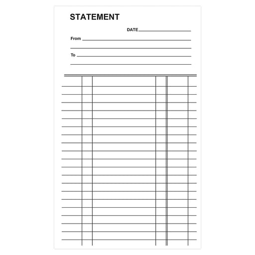 Silvine Statement Duplicate Book