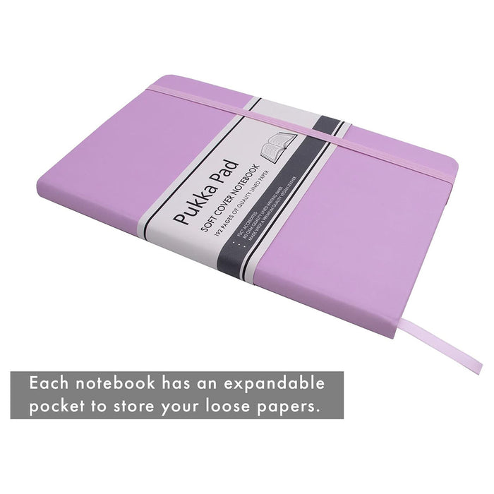Pukka Pad Signature Soft Cover Notebook Purple 