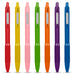 Zebra Pen Z- Grip Smooth Rainbow Barrel Set Black Ink 7pk