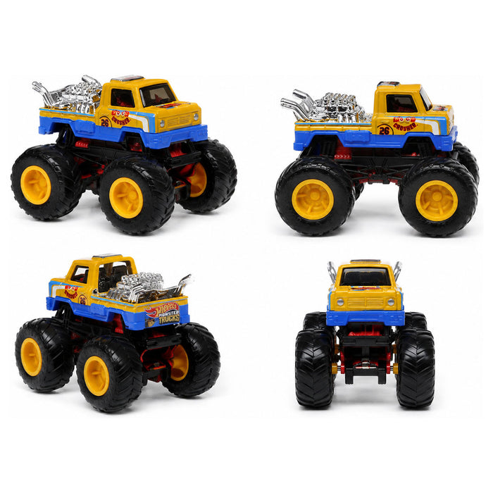 Hot Wheels Monster Trucks Back to Basics Mood Crusher Truck 3/6