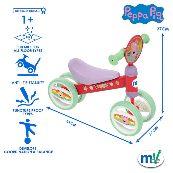 Peppa Pig Deluxe Bobble Ride On