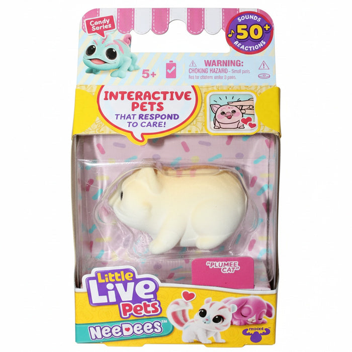 Little Live Pets NeeDees Plumee Cat Interactive Pet