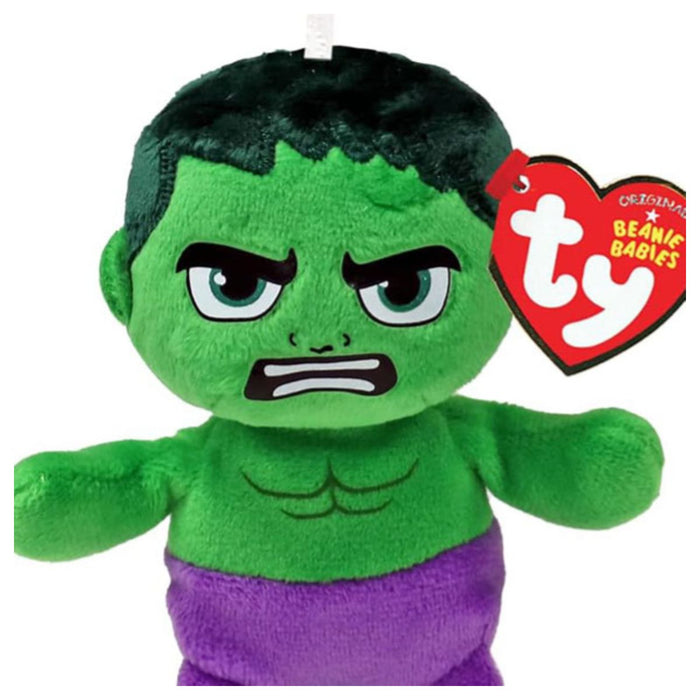 Ty Beanie Babies Marvel Hulk Key Clip Plush
