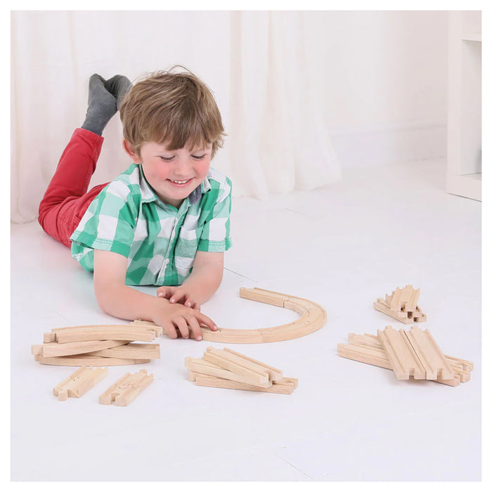 Bigjigs Rail Curves & Straights Expansion Pack