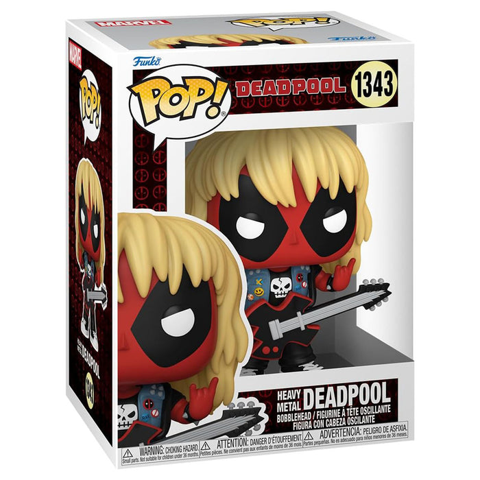 Funko Pop! Marvel: Deadpool: Heavy Metal Deadpool Bobblehead Figure #1343