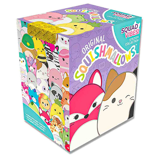 Squishmallows: Squad Vibes Sticker Collection 36 Pack Box