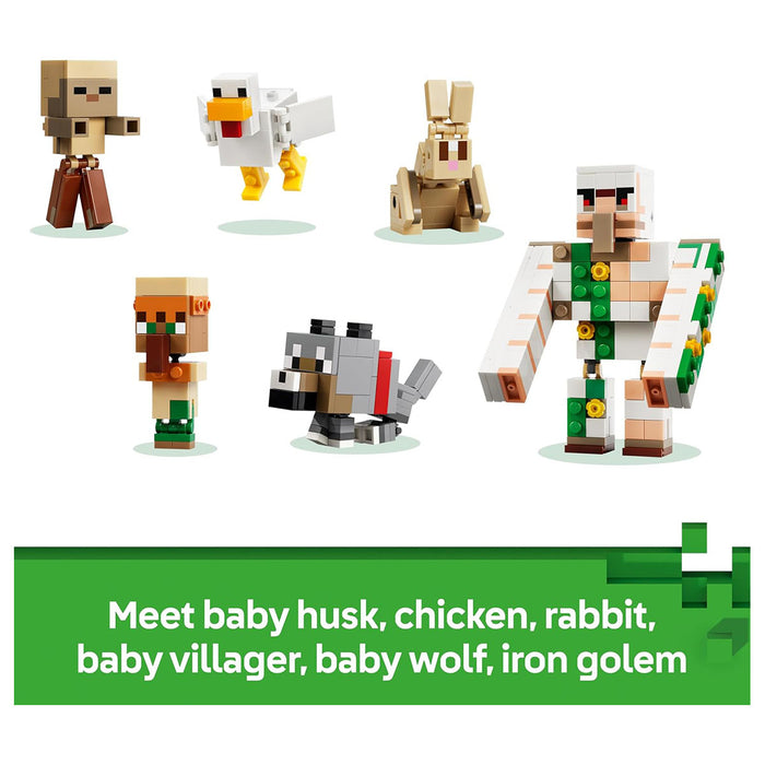 LEGO Minecraft Chicken Jockey Desert Attack Building Set