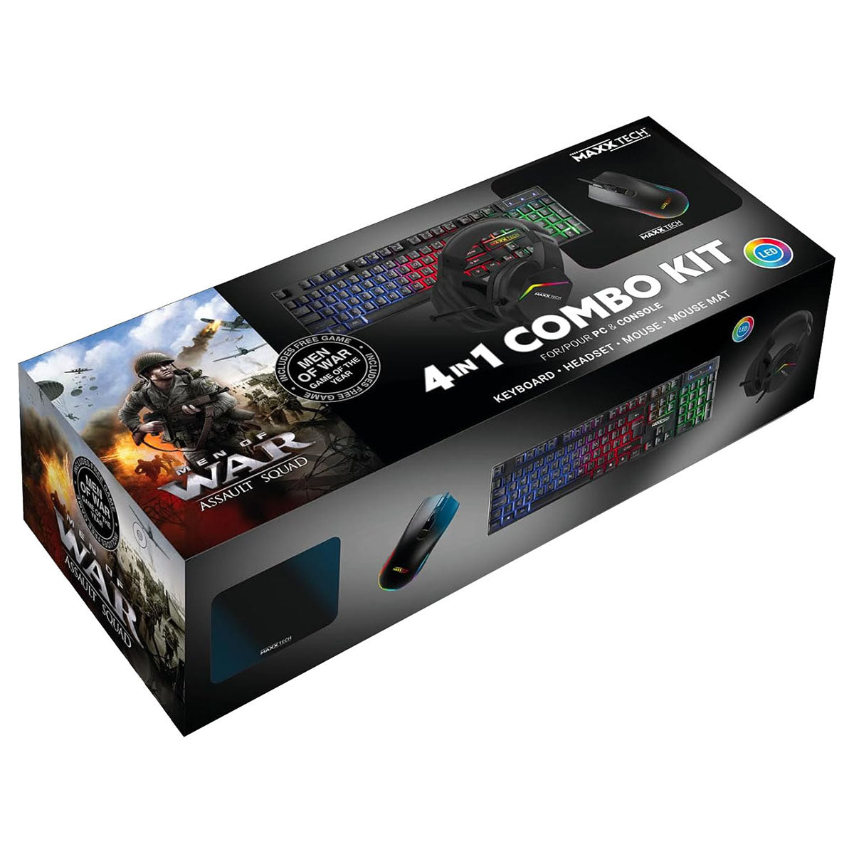 Maxx Tech 4 in 1 Combo Kit for PC & Console — Booghe
