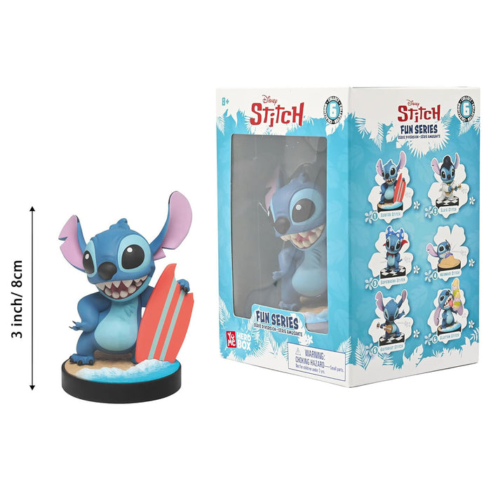 YuMe Hero Box Fun Series: Disney Surfer Stitch Figure