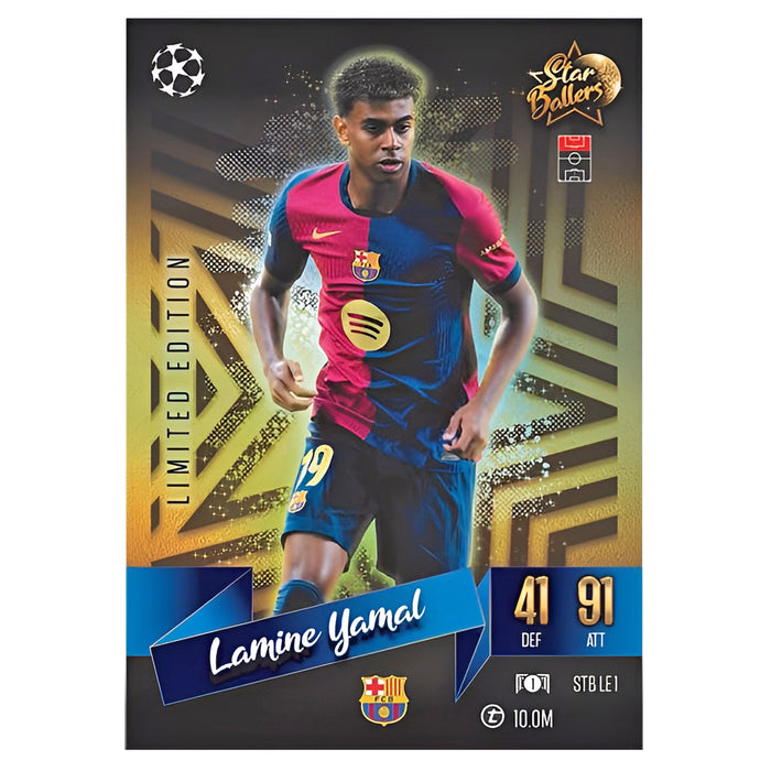 Topps Match Attax UEFA 2024/25 Trading Cards Update Mega Multipack #4 Star Ballers