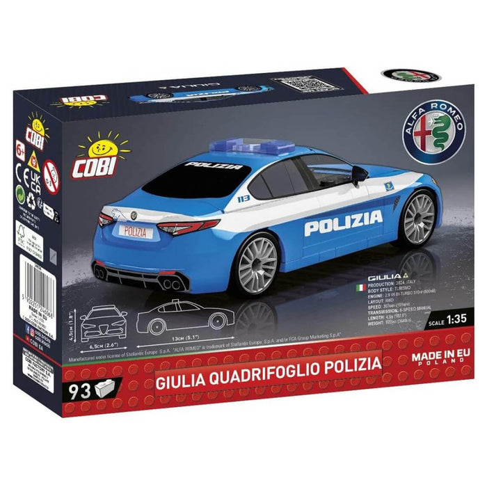 COBI Alfa Romeo Guila Quadrifoglio Polizia Building Set