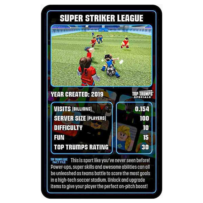 The Independent and Unofficial Guide to Roblox Top Trumps Specials Card Game