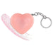 Mini Glam Heart Glitter Balm Heart Eyes (Pink Heart) Keychain