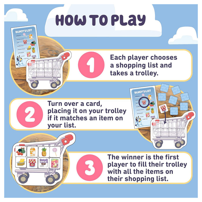Orchard Toys Bluey Shopping List Game