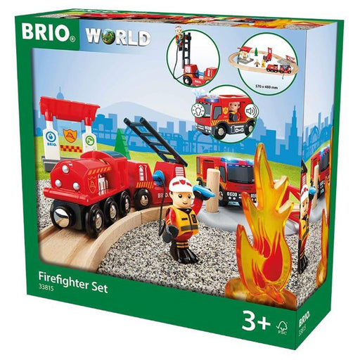 BRIO World Firefighter Set
