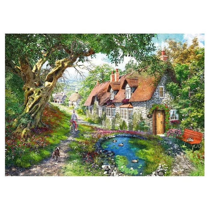 Ravensburger Down the Lane No.1 Flower Hill Lane 1000 Piece Jigsaw Puzzle