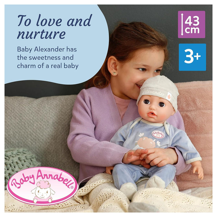 Baby Annabell Interactive Alexander 43cm Doll
