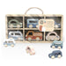 Speedy Monkey Car Display Case with 6 Vehicles