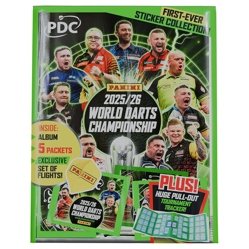 Panini PDC 2025/26 World Darts Championship Sticker Collection Starter Pack