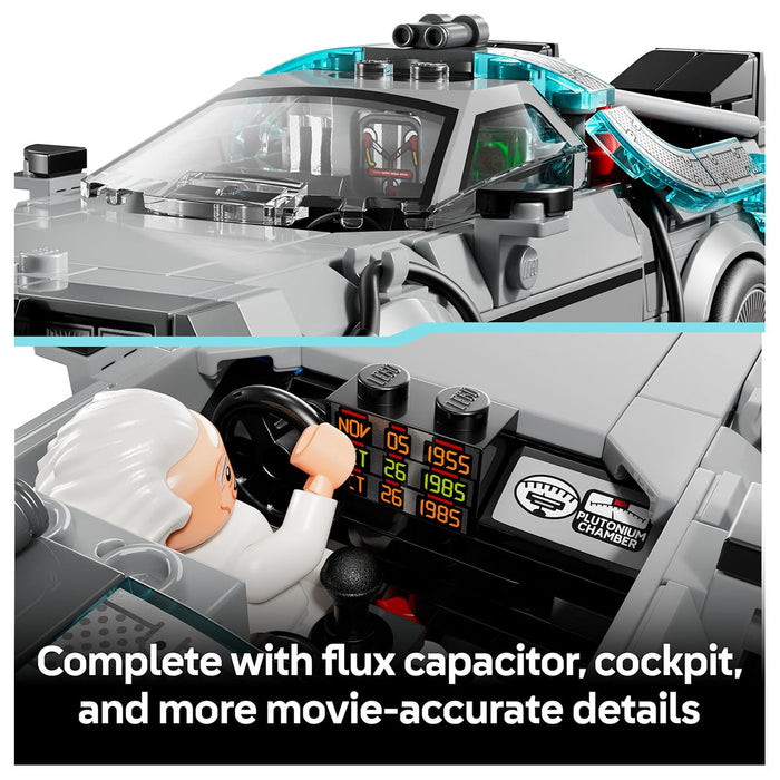 LEGO Speed Champions: Time Machine from Back to the Future Building Set
