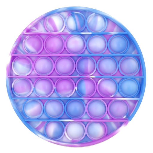 Poppits Purple Tie Dye Circle Fidget Toy