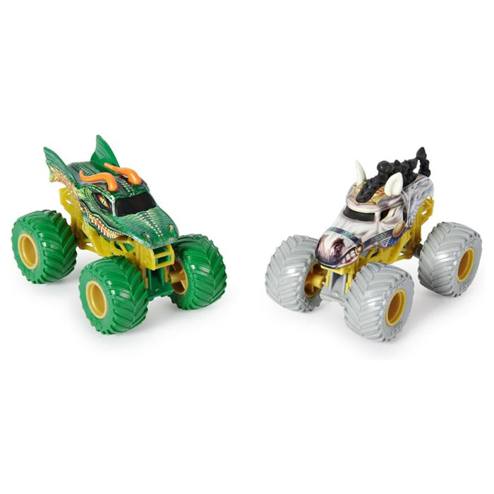 Monster Jam Dragon Vs Tempest Steed 1:64 Die-cast Vehicles (2 Pack)