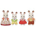Sylvanian Families Chocolate Rabbit Family Figures
