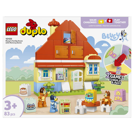 LEGO Duplo Bluey's Family House With Memory Game Building Set