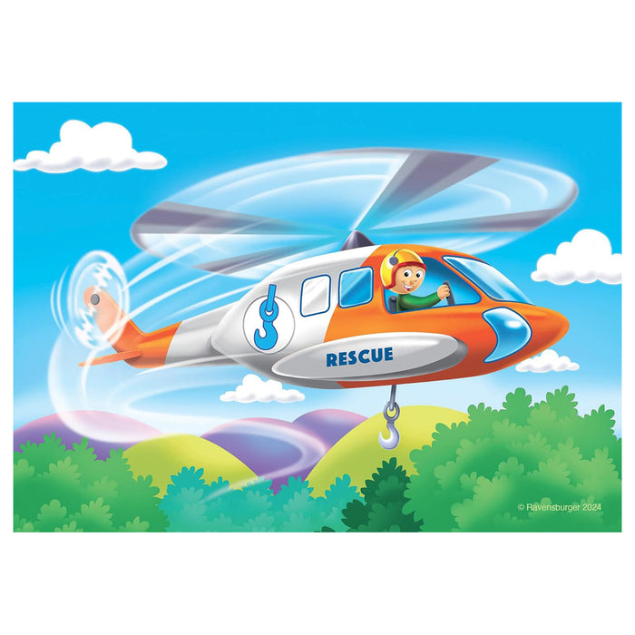 Ravensburger Rescue Vehicles 4 in a Box Jigsaw Puzzles