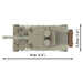 COBI Historical Collection WW2 M4A3 Sherman Tank Building Set