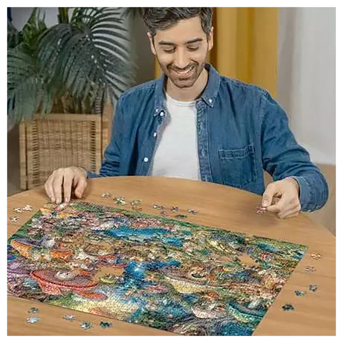 Ravensburger Merry Mushroom Village 1000 Piece Jigsaw Puzzle