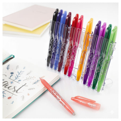 Pilot FriXion Ball Medium Line Pen in Assorted Colours (12 Pack)
