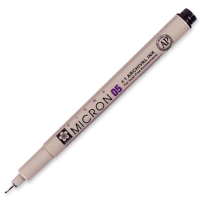 Sakura Pigma Micron fineliner Set 6 Sizes, Black