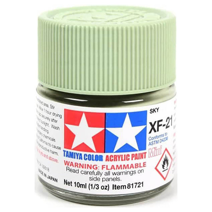 Tamiya Color Acrylic Paint Mini XF-21 Sky