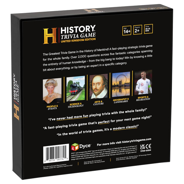 History Trivia Game UK Edition