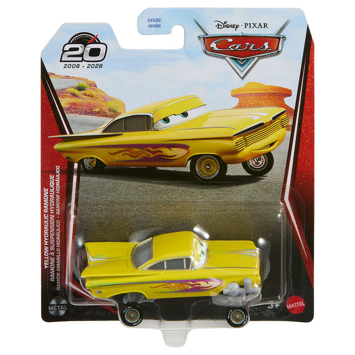 Disney Pixar Cars 20 Years Yellow Hydraulic Ramone Die-Cast Vehicle 