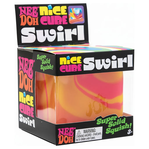 NeeDoh Nice Cube Swirl Fidget Toy (styles vary)