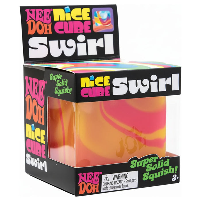 NeeDoh Nice Cube Swirl Fidget Toy (styles vary)