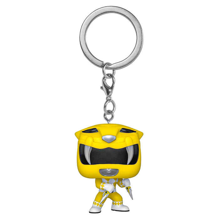 Funko Pop! Pocket Keychain: Power Rangers 30th Anniversary: Yellow Ranger Vinyl Figure