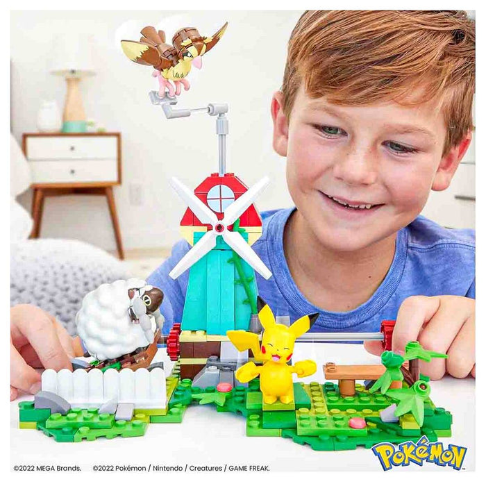 Mega Bloks Pokémon Countryside Windmill Building Set